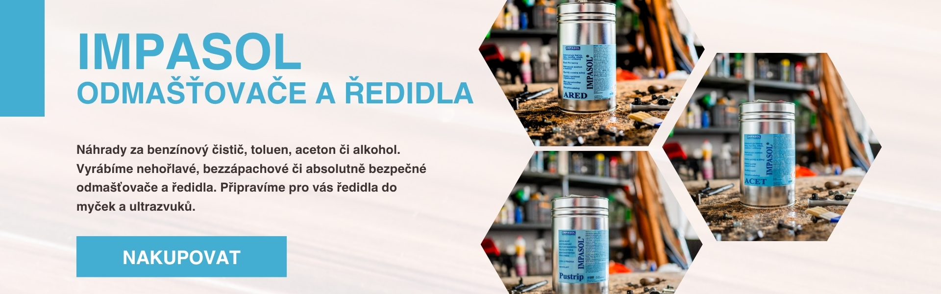 Bezpečné náhrady acetonu, lihu, alkoholu