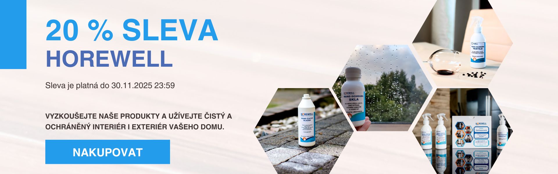 Sleva na vše ze sortimentu Horewell