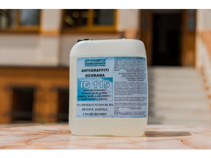 Semipermanentní transparentní antigrafitti ochrana (aqua báze) - IG 115