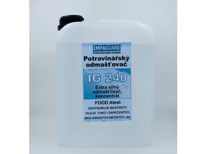 Čistič a odmašťovač s FOOD atestem - koncentrát - IG 240