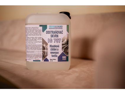 IG 707 - Renovační hloubkový čistič a odstraňovač skvrn z textilu a vláken
