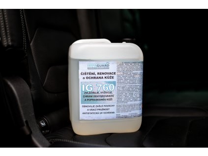 IG 760 - Hydrofobní a oleofobní regenerační ochrana kůže a koženky s nanovoskem