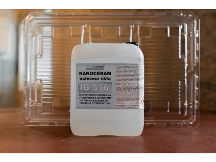 IG 556 - Perzistentní keramická hydrofobní a oleofobní ochrana skleněných povrchů s tvrdostí 9H a životností 5 let