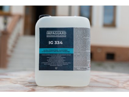 IG 334 - Ultra hydrofobní, oleofobní a antigraffiti zpevňující ochrana s životností až 10 let